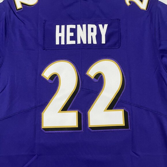 NFL purple jersey No. 22 HENRY Nike - Picture 6 of 6